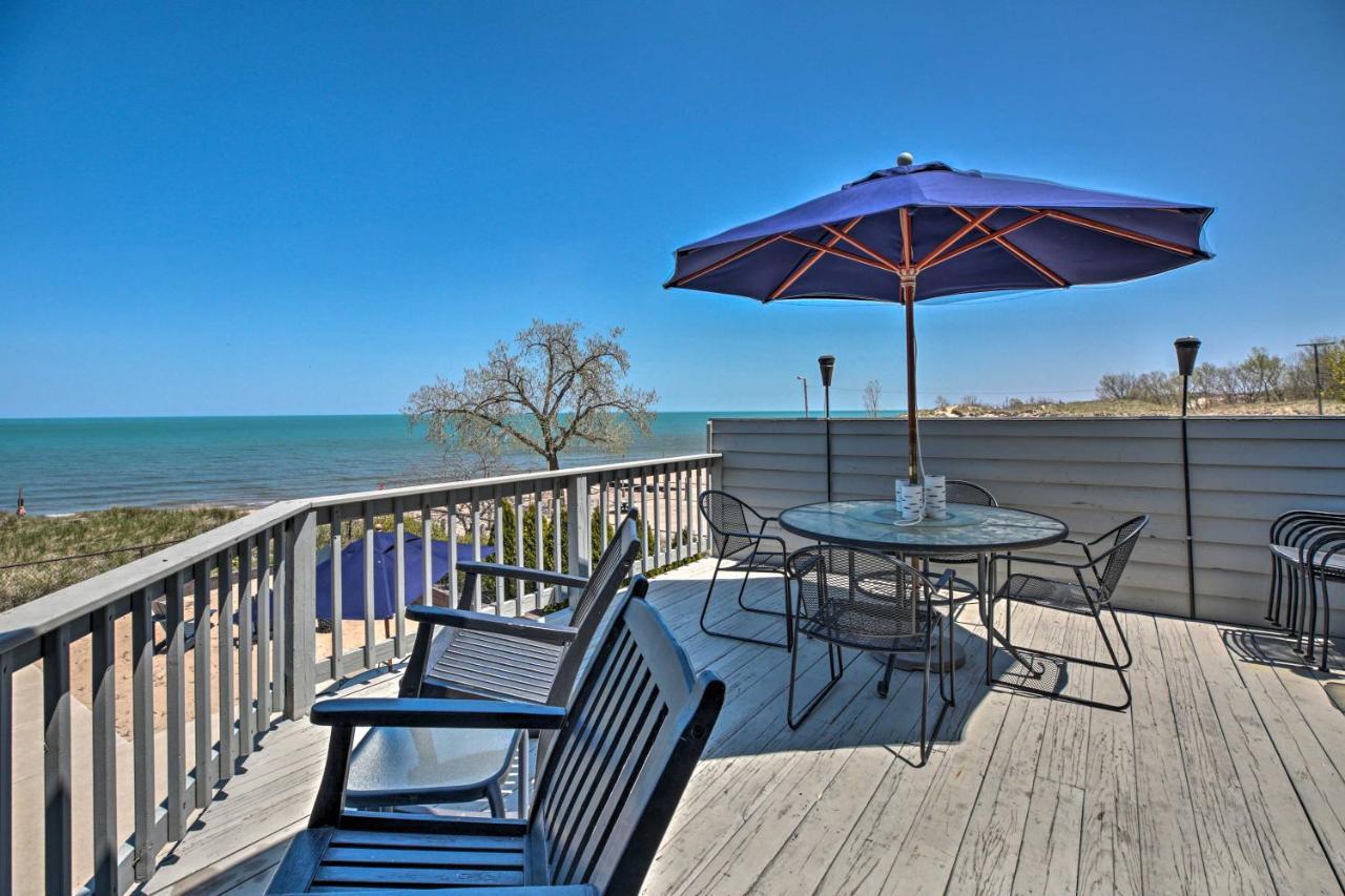 Lakefront Family Retreat With Grill Steps To Beach! Gary Eksteriør billede